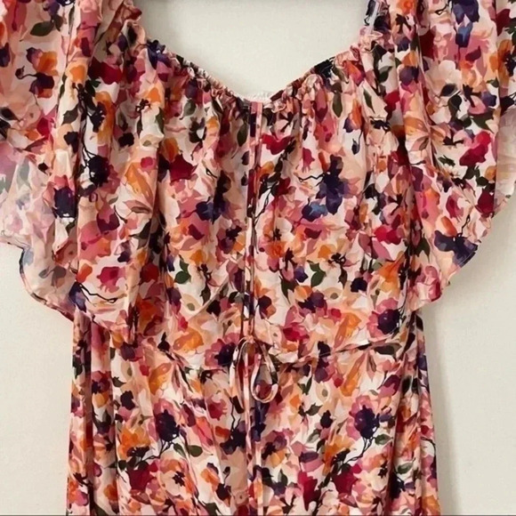 Catherine Malandrino off shoulder halter tiered dress medium - Picture 9 of 10